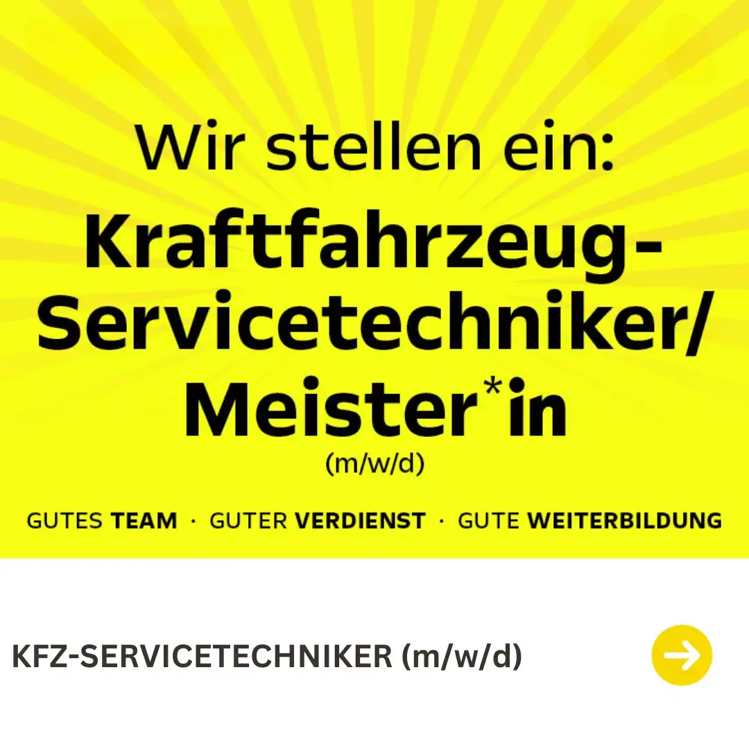 Dein neuer Job: Kfz-Servicetechniker