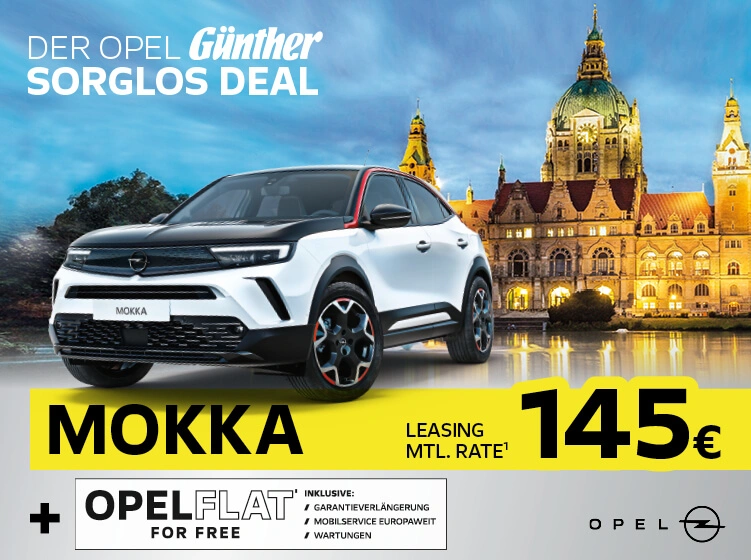 Opel Mokka Leasingangebot Sorglos Deal