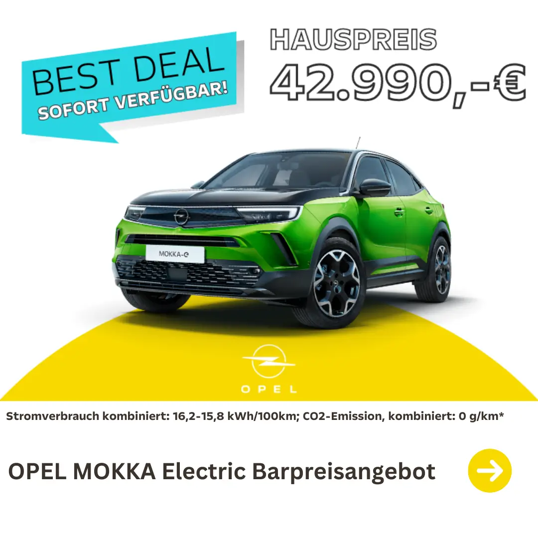 OPEL MOKKA Electric Barpreisangebot