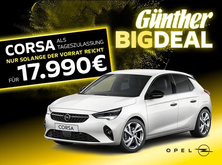 Barpreis Last Minute Deal Opel Corsa