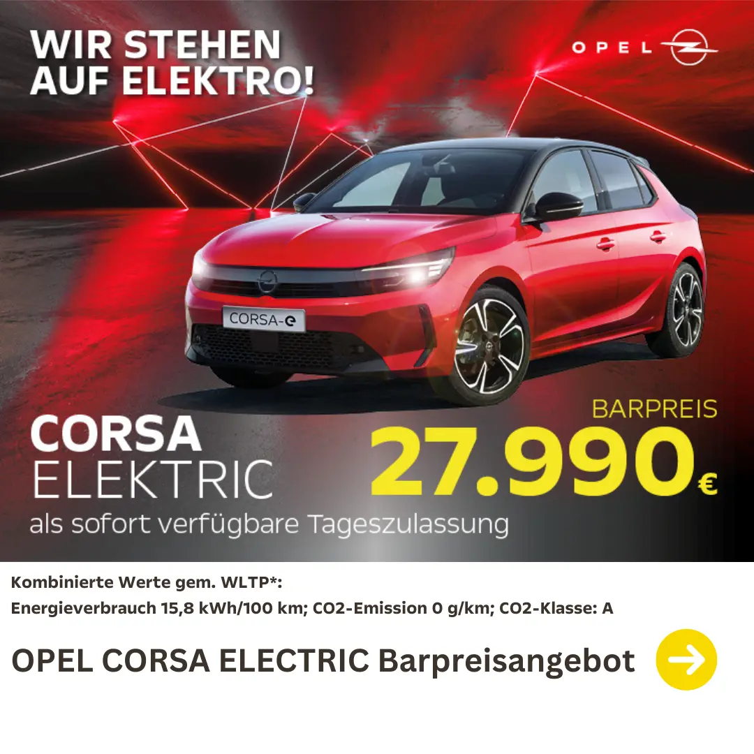 Beitragsbild Opel Corsa Barpreisangebot