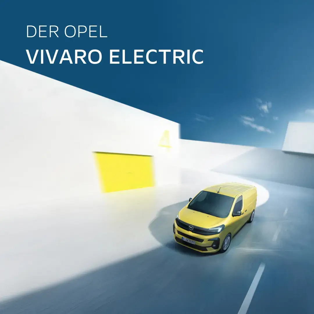 Header Opel Vivaro Electric mobil