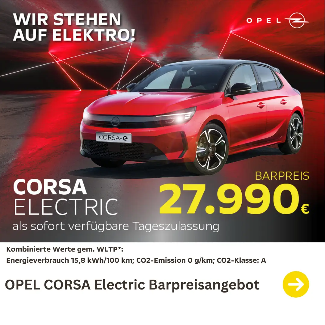 OPEL CORSA Electric Barpreisangebot