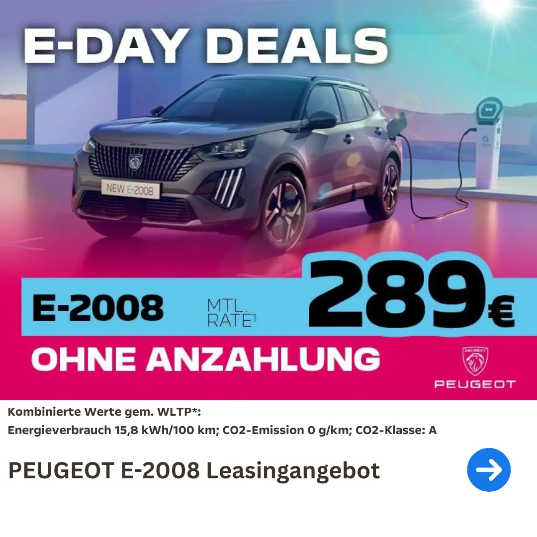 PEUGEOT e-2008 Leasingangebot