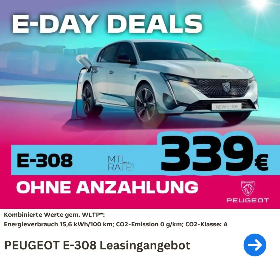 PEUGEOT e-308 Leasingangebot