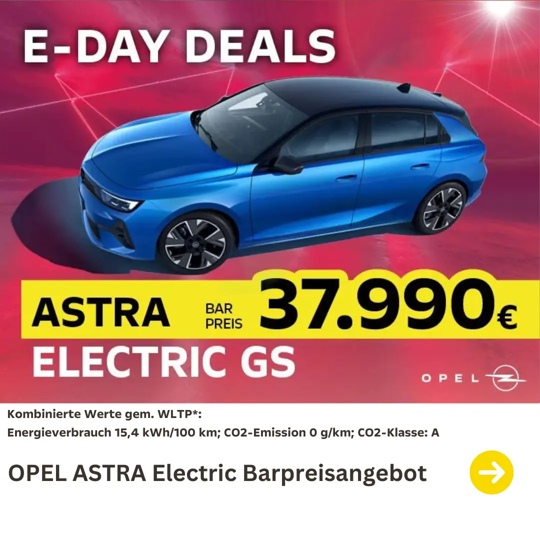 OPEL ASTRA Electric Barpreisangebot