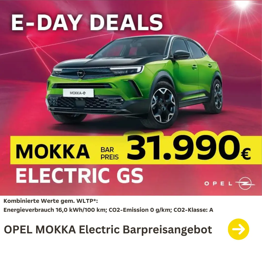 OPEL MOKKA Electric Barpreisangebot